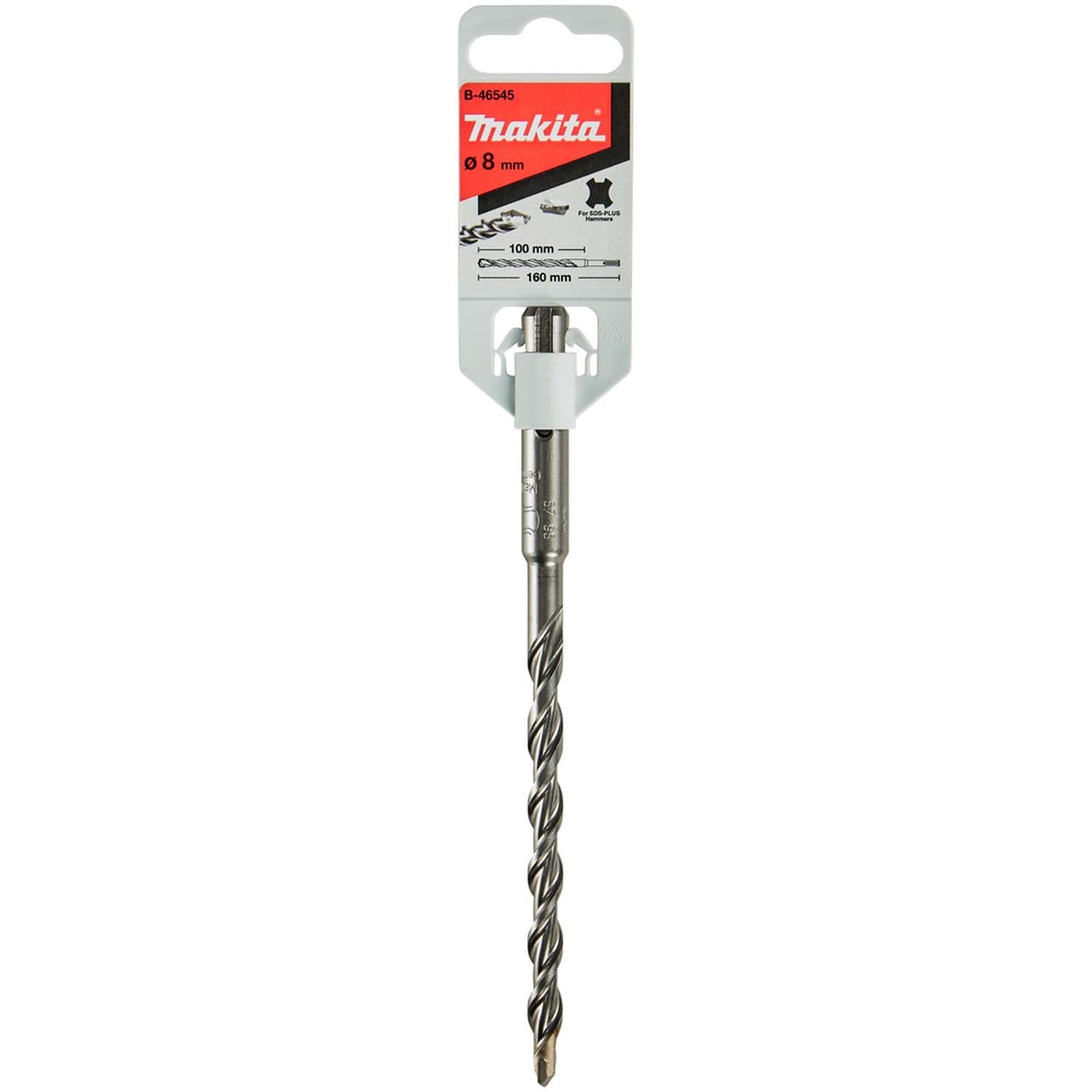 Broca SDS - Plus V - Plus 8x100x160mm - Makita - Herram.cl