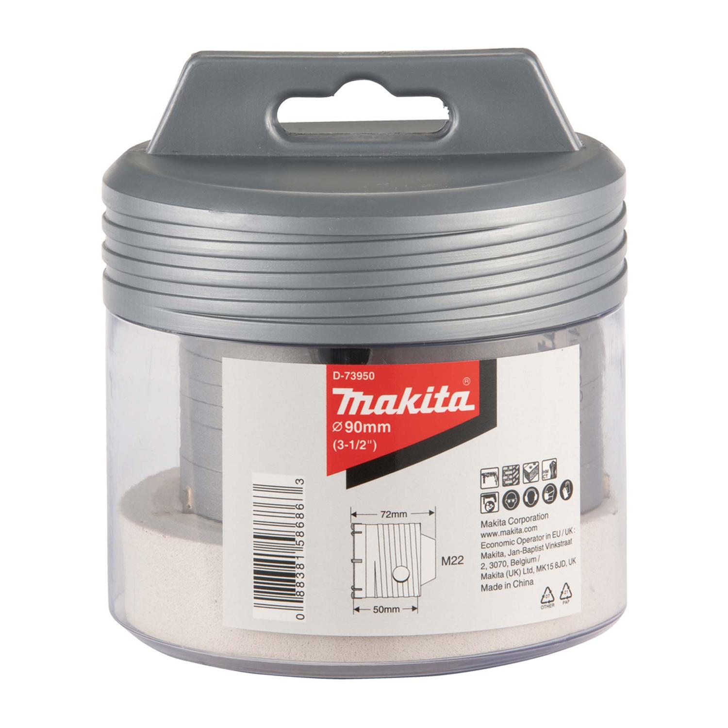 Broca Corona 90x72mm Toma M22 - Makita - Herram.cl