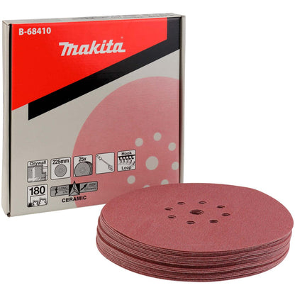 Discos De Lija Con Velcro 225mm (DSL800D) / 25 Pzas - Makita - Herram.cl