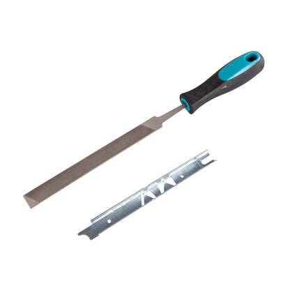 Set de lima plana 6'' con plantilla de profundidad - Makita - Herram.cl