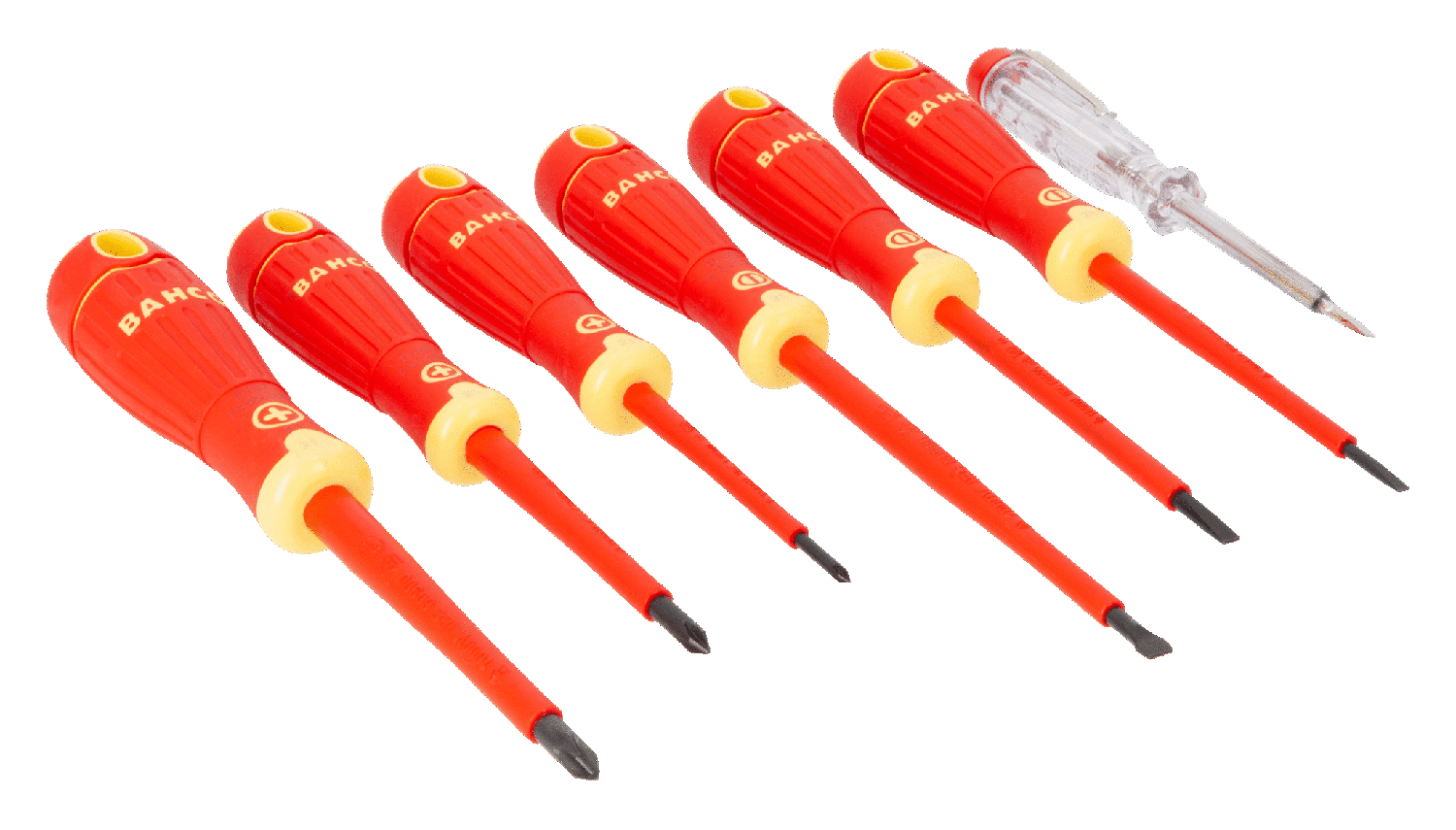 Set Destornilladores Aislados BahcoFit 1.000 V 7 Pzas - Bahco - Herram.cl