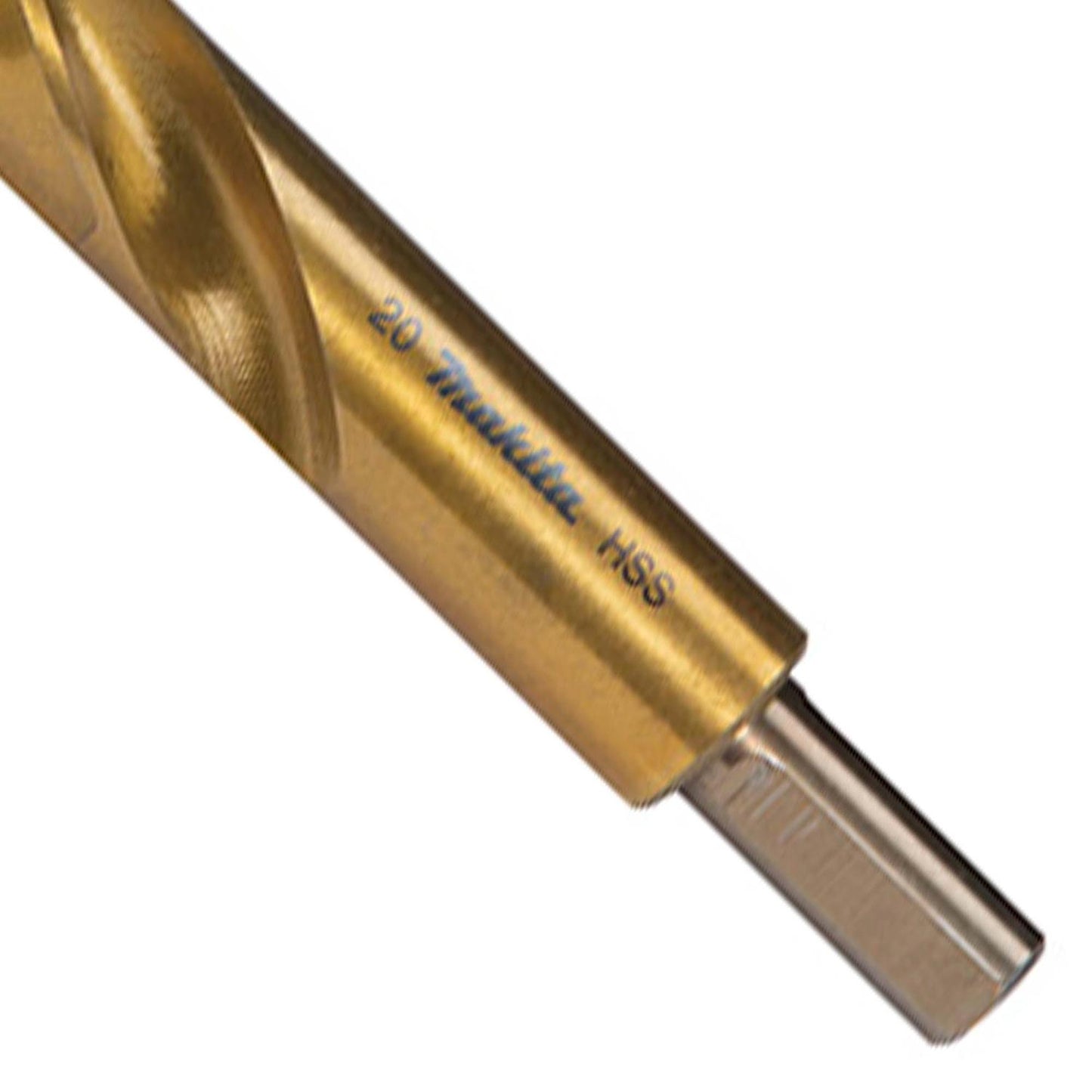 Broca para Metal HSS - TiN 20x205mm vástago reducido – Makita - Herram.cl