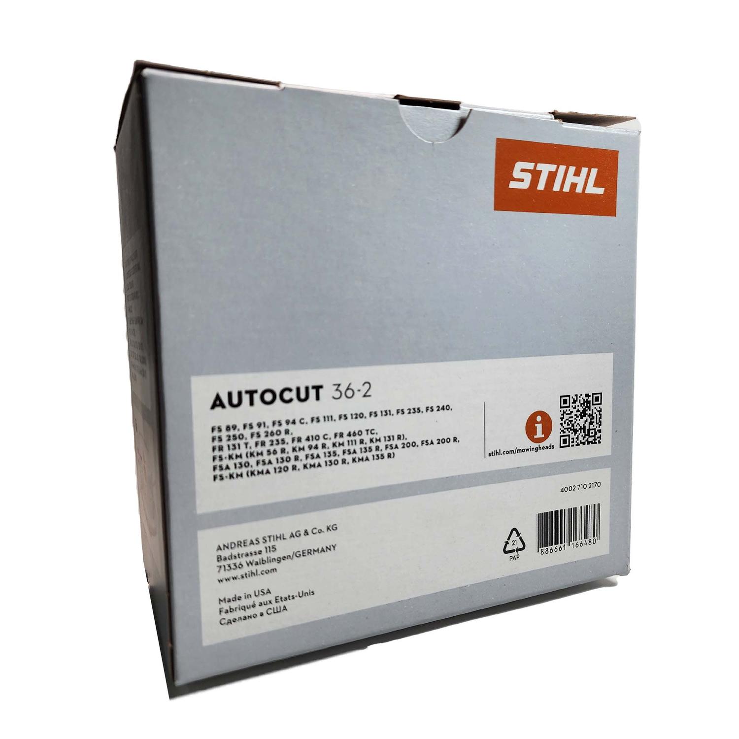 Cabezal De Corte AUTOCUT 36 - 2 / 2,7 - 3.0mm / FS 120 - Stihl - Herram.cl