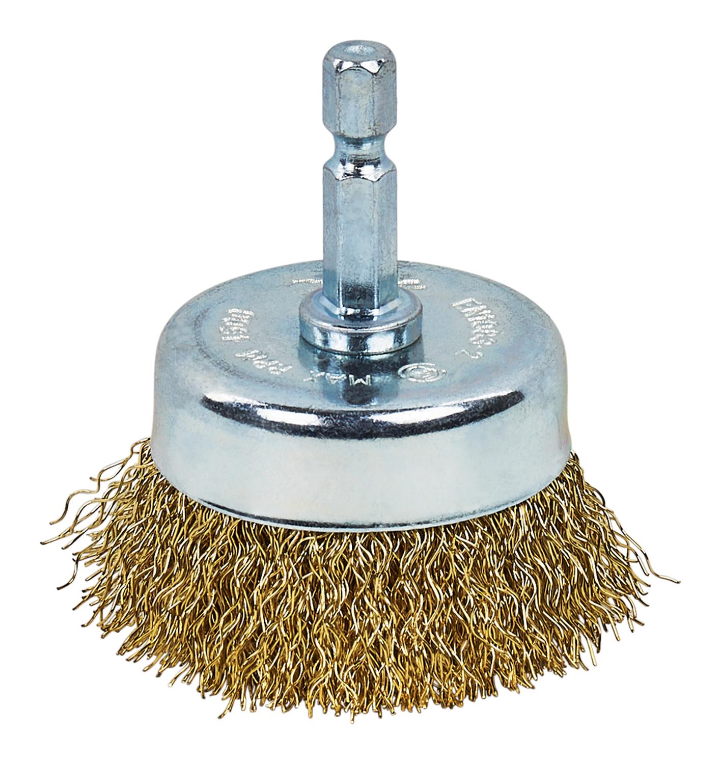 Grata Copa Latón Ondulado 50mm (2'') Toma 1/4'' Hex - Makita - Herram.cl