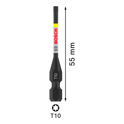 Puntas PRO Impact T10x55mm 2 Pzas - Bosch - Herram.cl