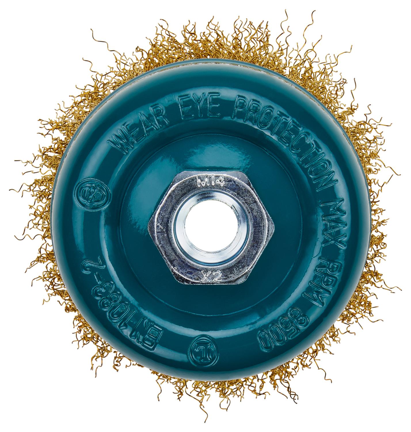 Grata Copa Latón Rizado 90x0,3mm / M14 - Makita - Herram.cl