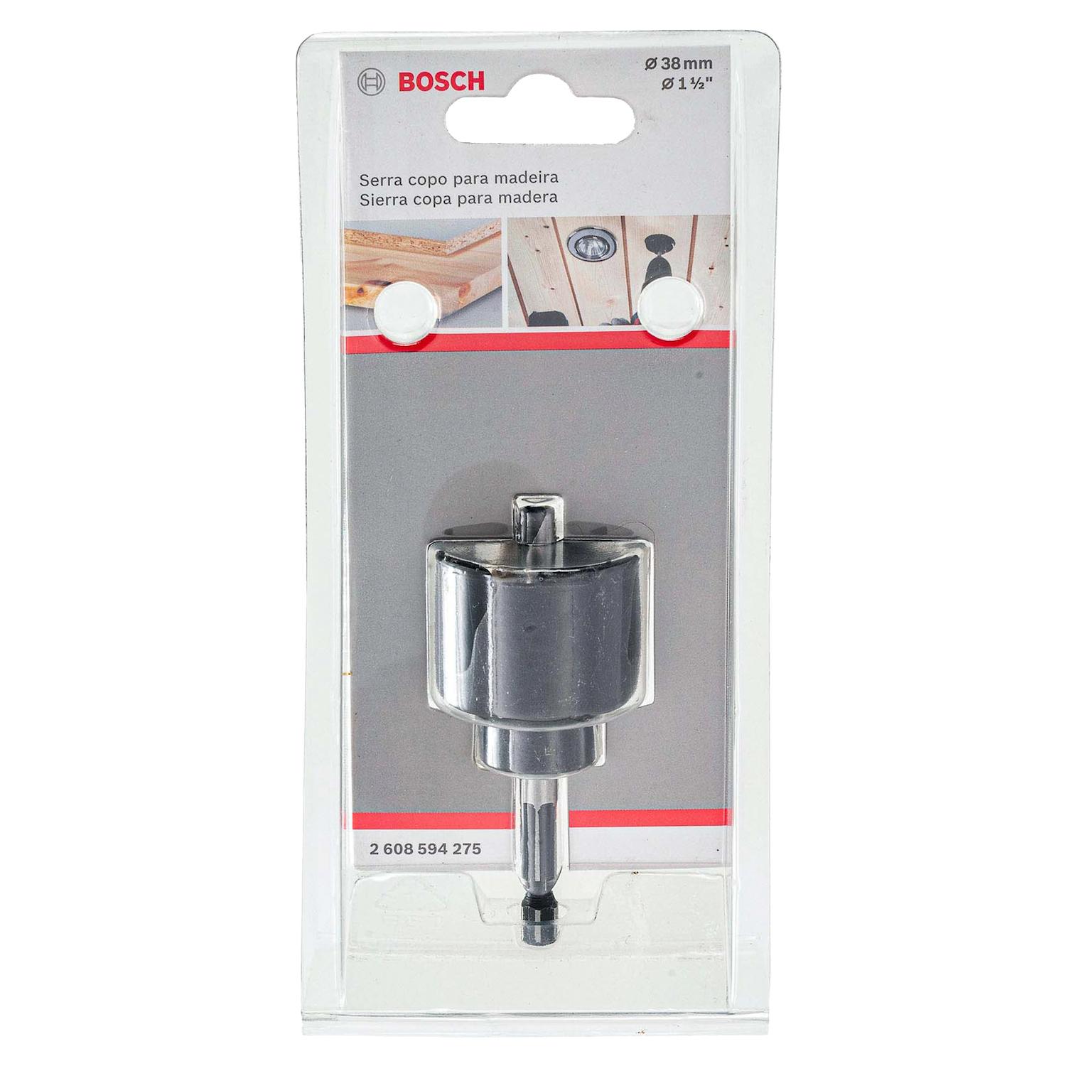 Sierra Copa Para Madera Con Adaptador 38mm (1 1/2'') Bosch - Herram.cl
