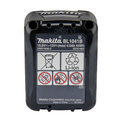 Batería Makita (bl1041b) 12v Max. 4.0 Ah Lithium - ion Cxt - Herram.cl