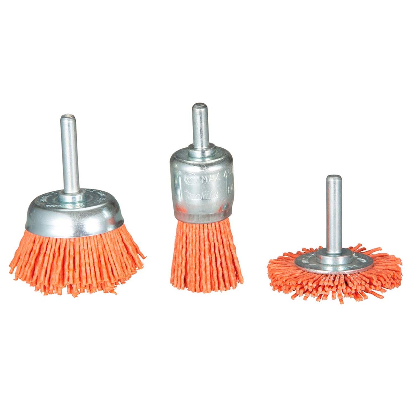 Set Gratas Nylon Para Taladro G80 (Grueso) 3 Pzas - Makita - Herram.cl
