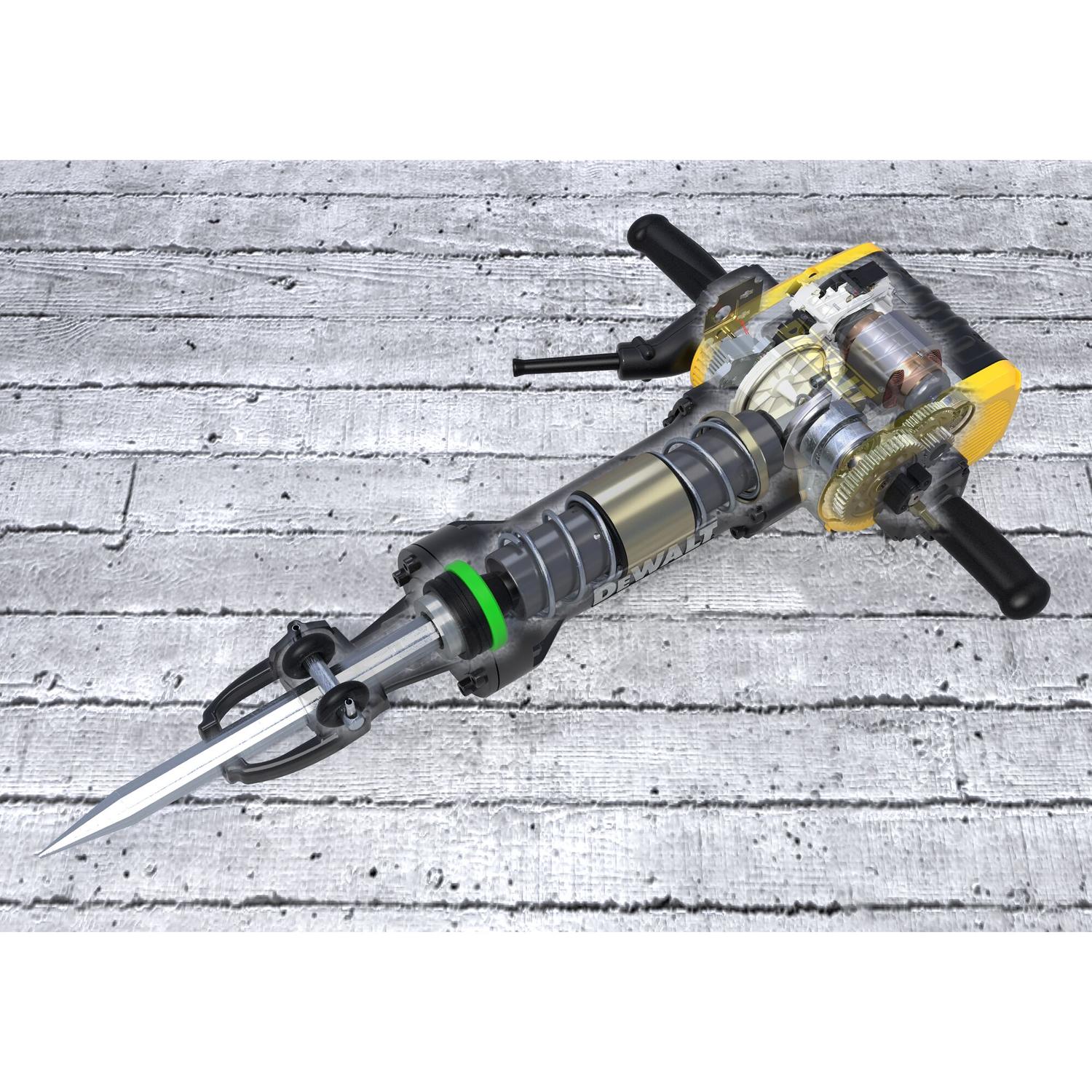 Rompe Pavimento HEX 28mm 30 kg 2.100 W D25980 - B2 - DeWALT - Herram.cl