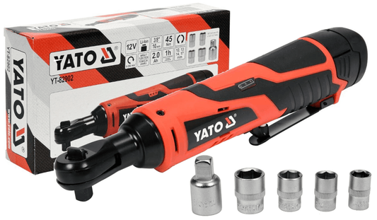 Chicharra inalámbrica 12 V 3/8'' 45 Nm 1 Bat. 2 Ah - Yato - Herram.cl