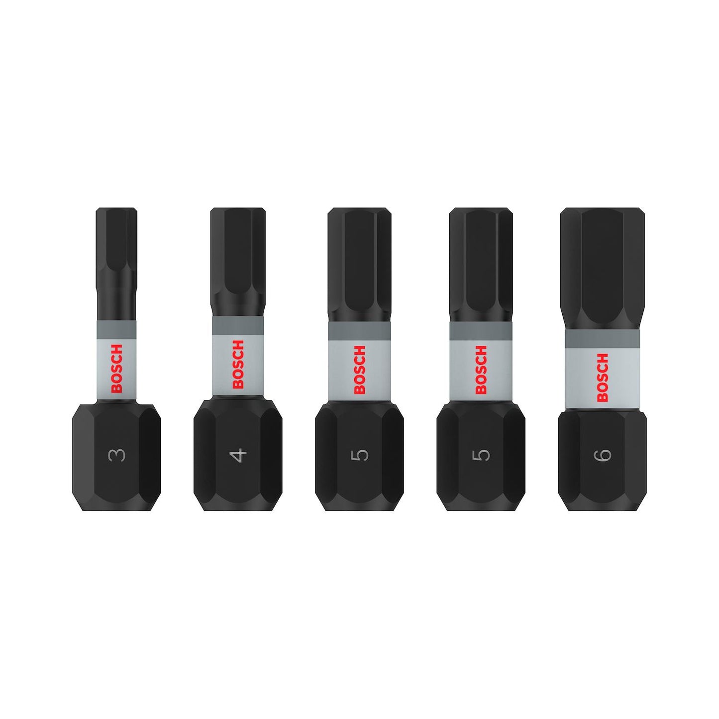 Juego Puntas PRO Impact H3,H4,H5,H6x25mm 5 Pzas - Bosch - Herram.cl