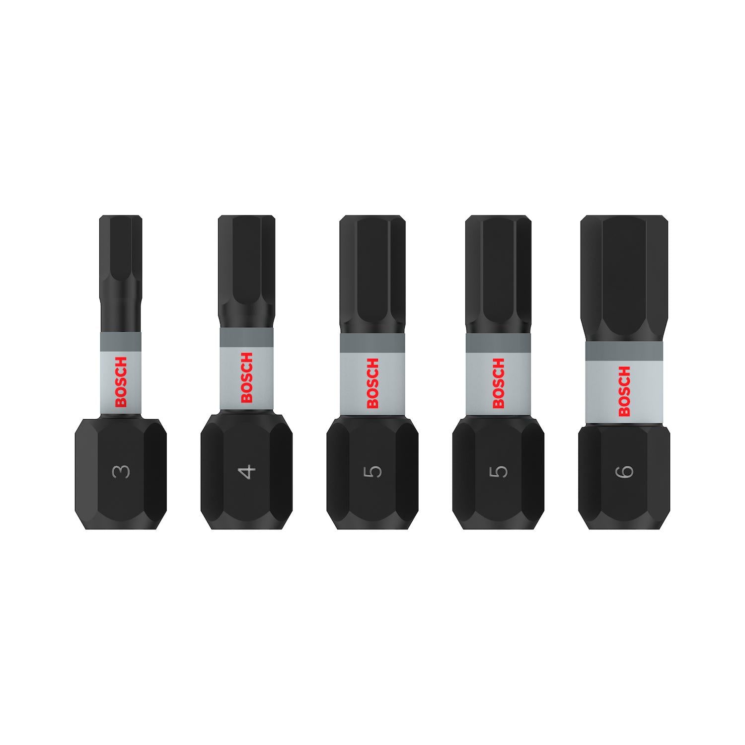 Juego Puntas PRO Impact H3,H4,H5,H6x25mm 5 Pzas - Bosch - Herram.cl