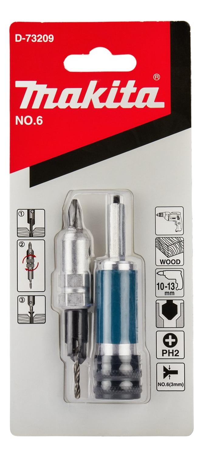 Avellanador Para Atornillar N6, Broca De 2,4mm Con Punta Ph2 - Herram.cl