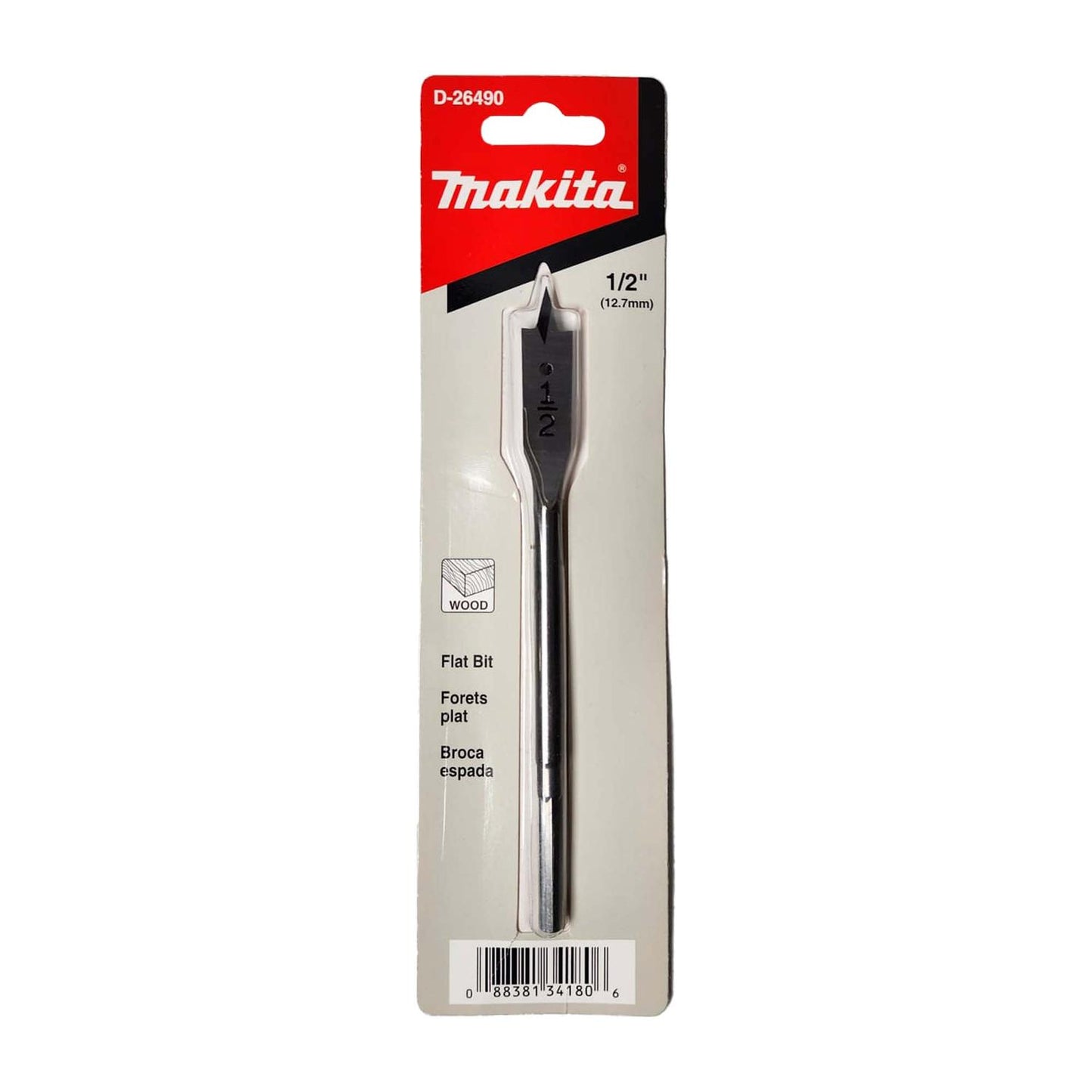 Broca Paleta 1/2''x6'' (12.7x152 mm) - Makita - Herram.cl
