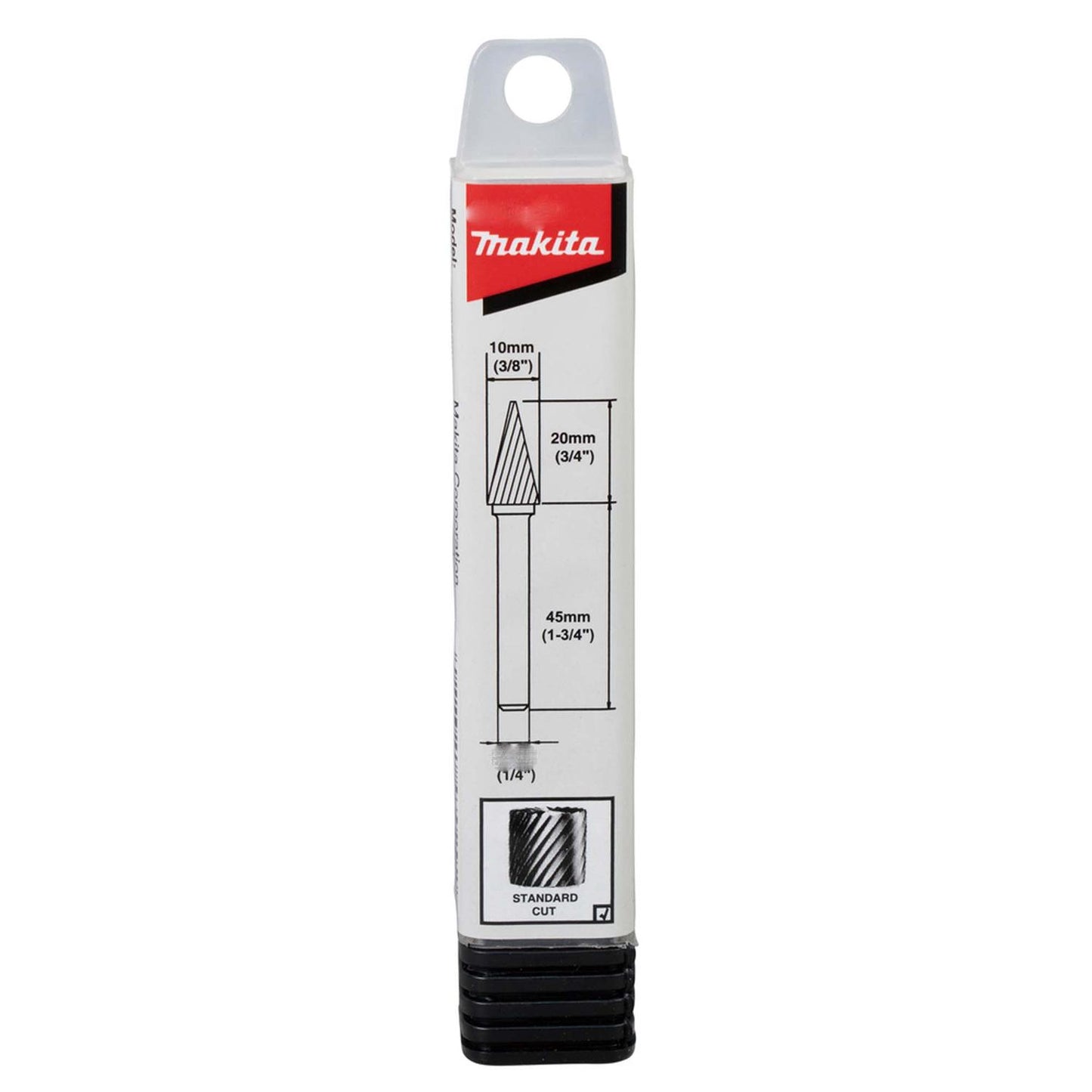Fresa Rotativa Punta 3/8''x3/4''x1/4'' Metal/Inox - Makita - Herram.cl
