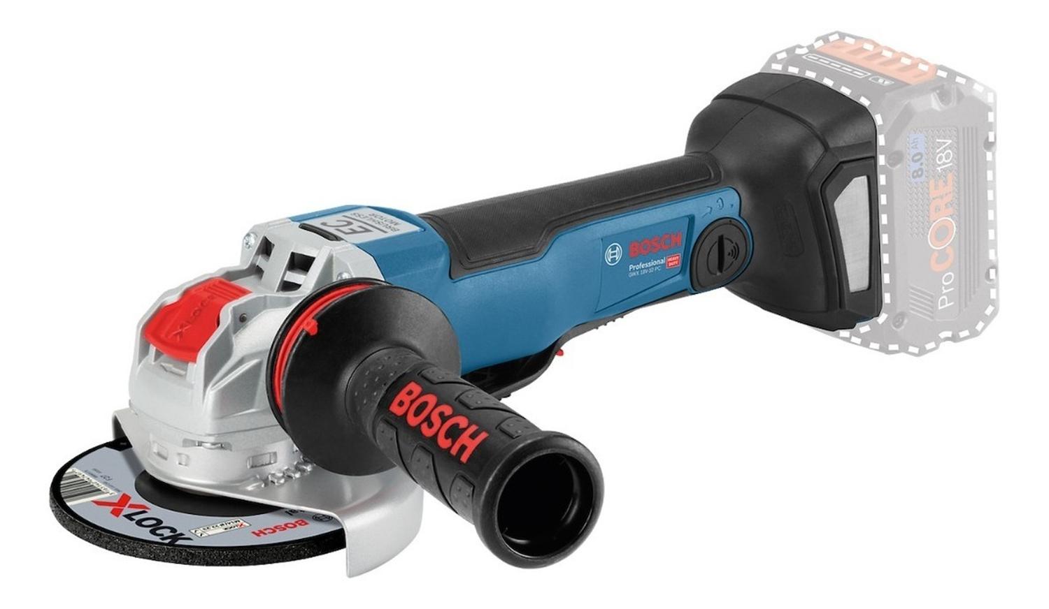 Esmeril Inalámbrico De 5'' GWX 18V - 10 PC Xlock - Bosch - Herram.cl