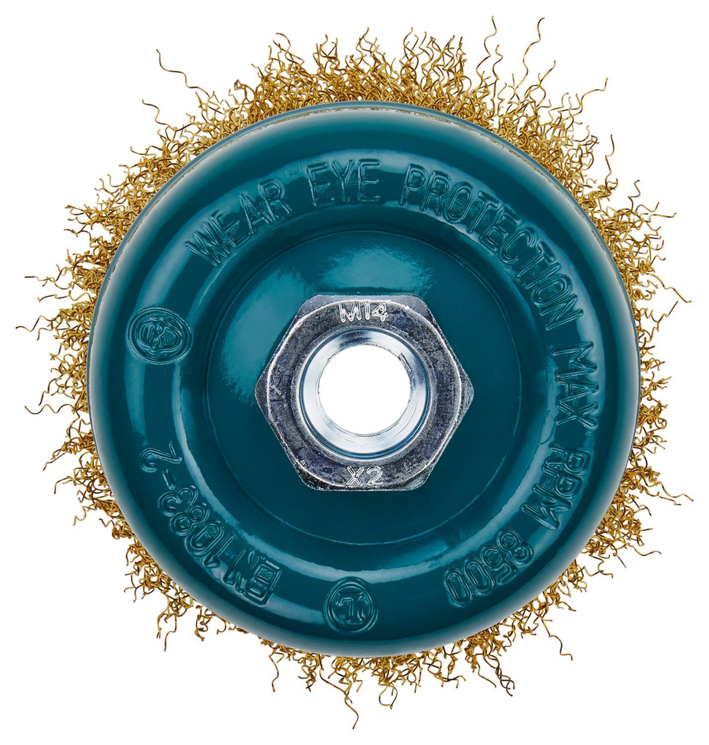 Grata Copa Latón Rizado (90x0,2mm) / M14 - Makita - Herram.cl