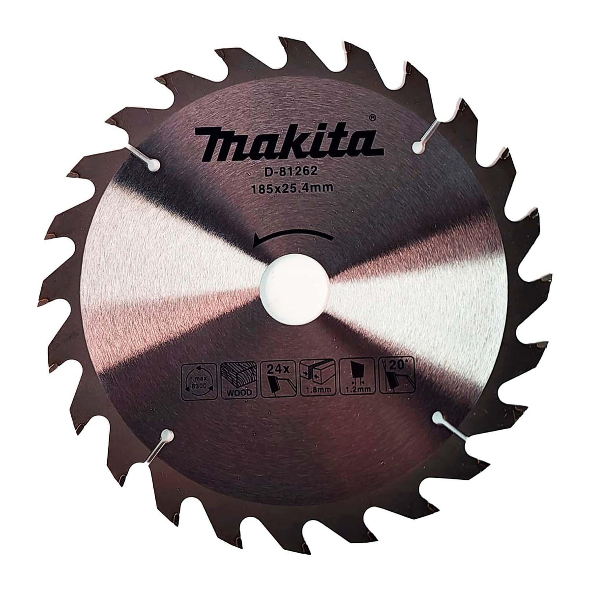Disco Sierra Circular Makita para Madera 185mm 24D 25.4mm - Herram.cl