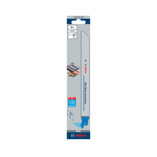 Hoja de sierra sable PRO Metal 225mm 5 Pzas - Bosch - Herram.cl