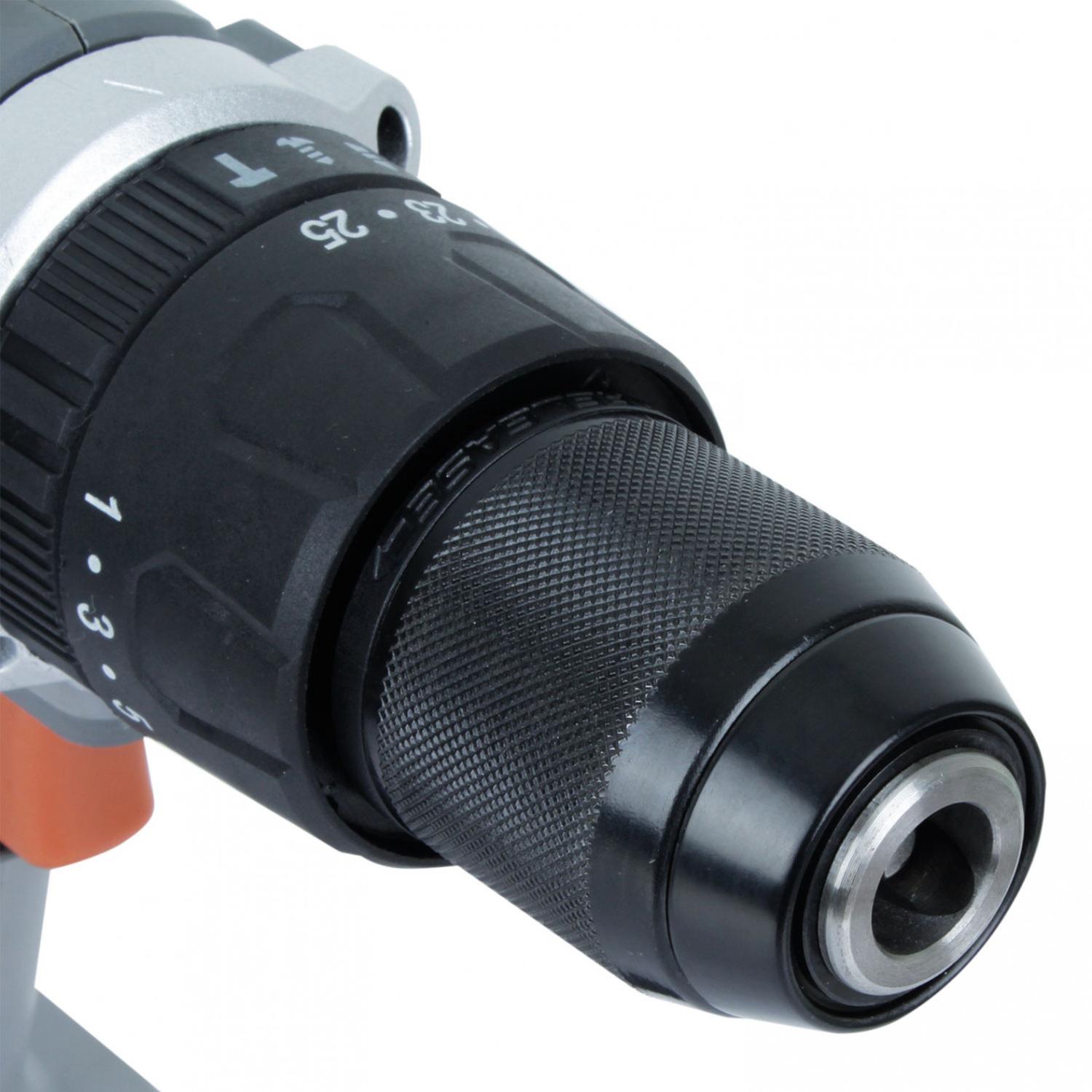 Taladro Percutor Inalámbrico 13mm 18V 2 Bat. - Gladiator - Herram.cl