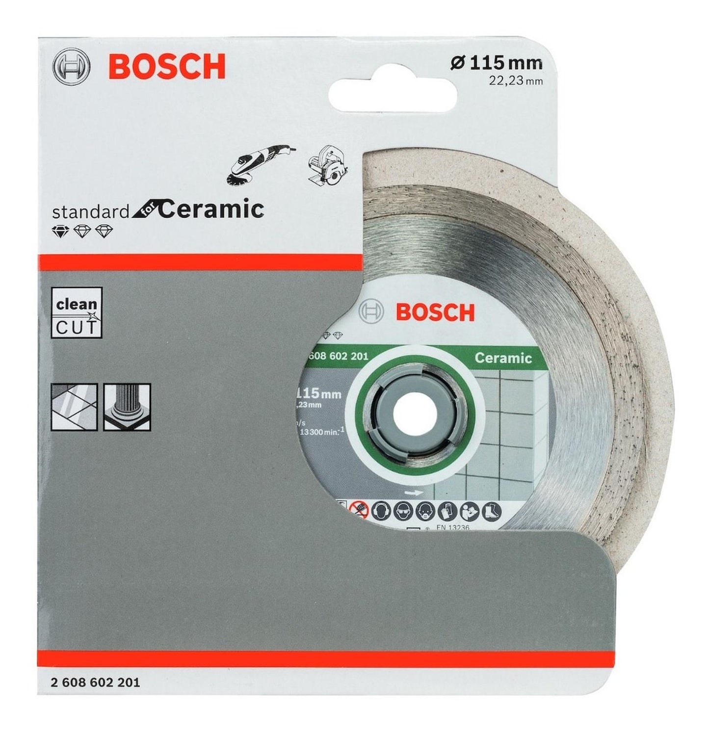 Disco Diamantado Continuo Ceramica 115mm (4 - 1/2'') - Bosch - Herram.cl