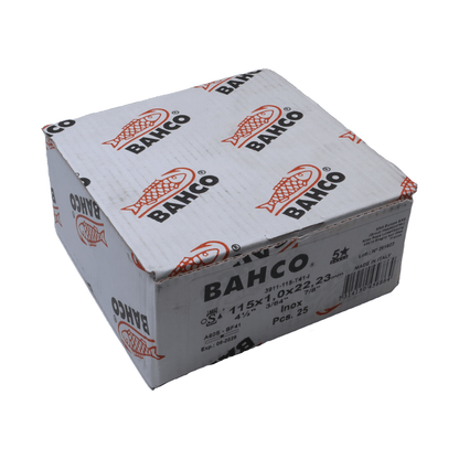Pack 25 Discos Abrasivos 4 1/2'' Inox – Bahco - Herram.cl