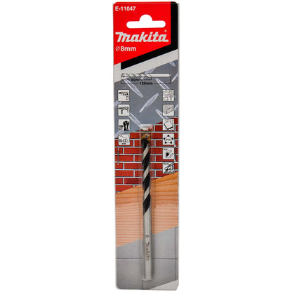 Broca Multimaterial TCT 8x120mm - Makita - Herram.cl