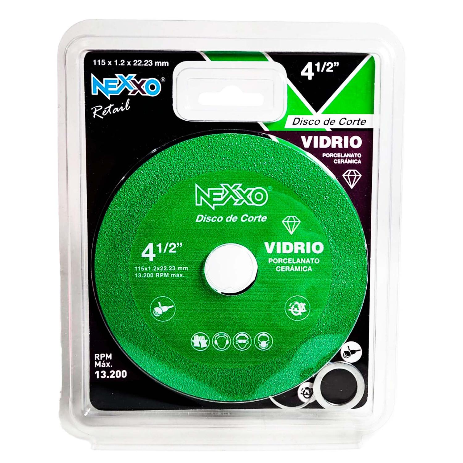 Disco Para Cortar Vidrio 4 - 1/2'' - Nexxo - Herram.cl