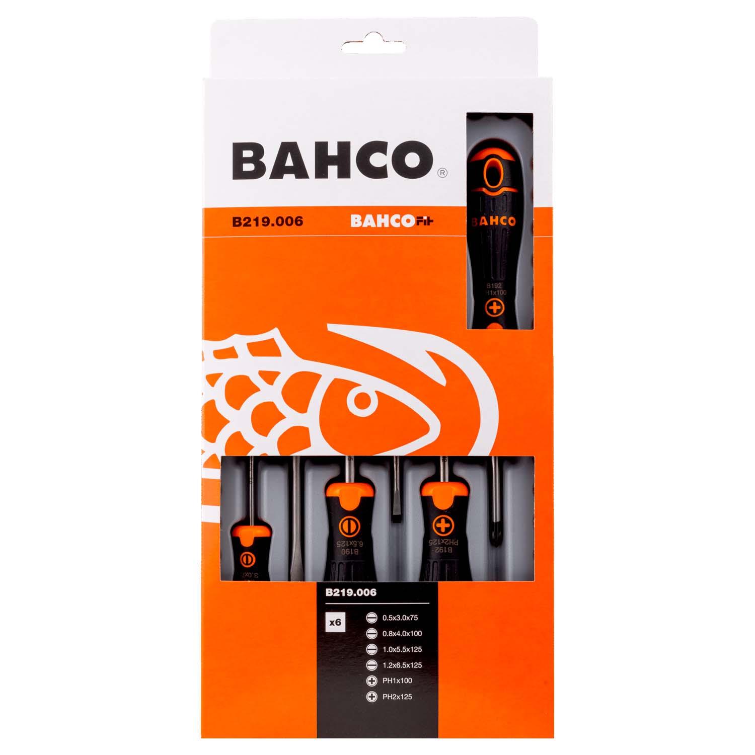 Juego de Destornilladores BahcoFit 6 Pzas - Bahco - Herram.cl