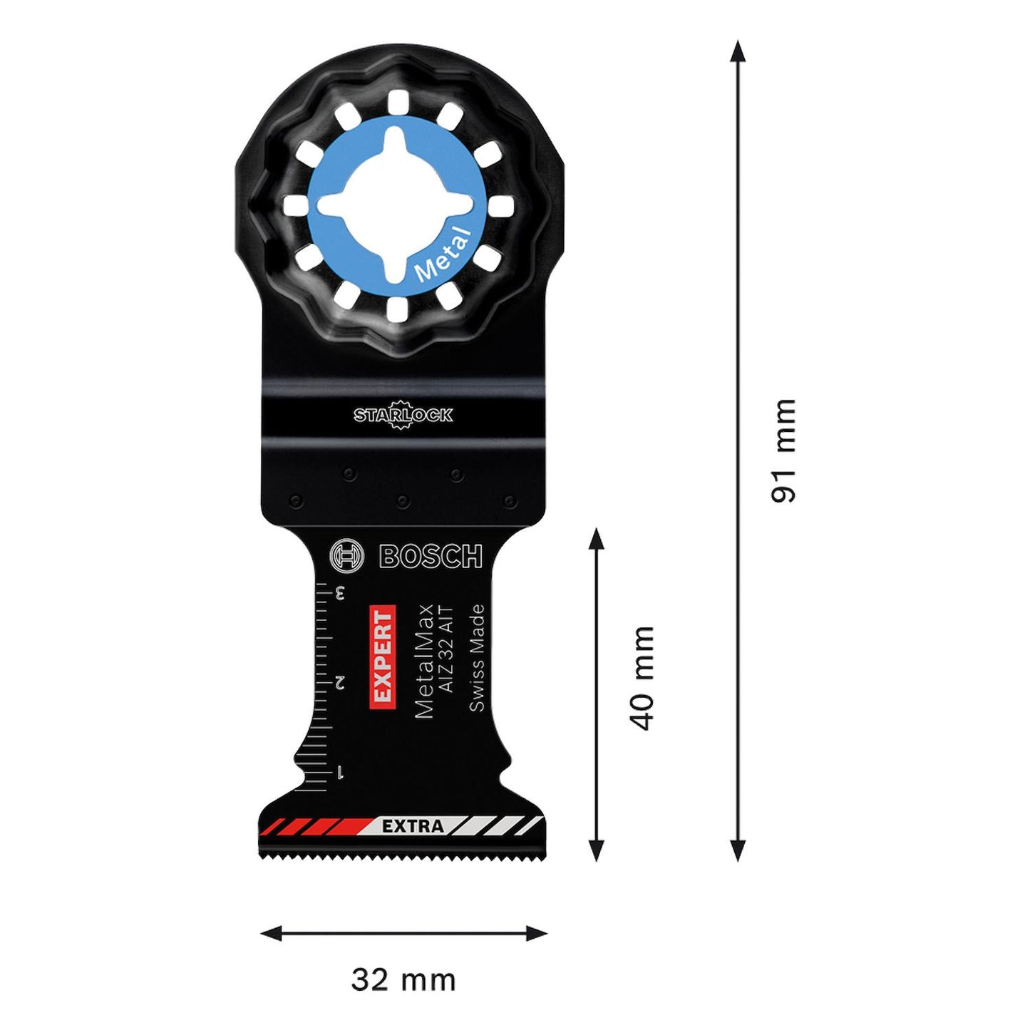 Hoja de inmersión EXPERT MetalMax AIZ 32AIT Starlock - Bosch - Herram.cl