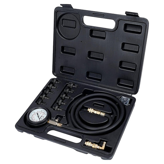 Kit medidor de presión de aceite 12 pzs Yato YT-73031 - Herram.cl