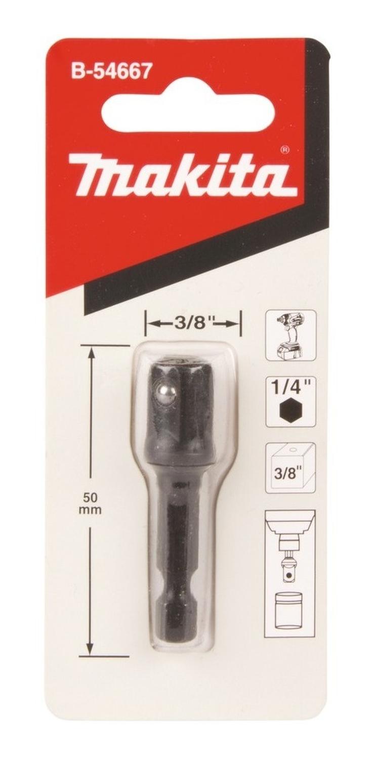 Adaptador Para Cuadrante 3/8'' Toma Hex. 1/4'' - Makita - Herram.cl