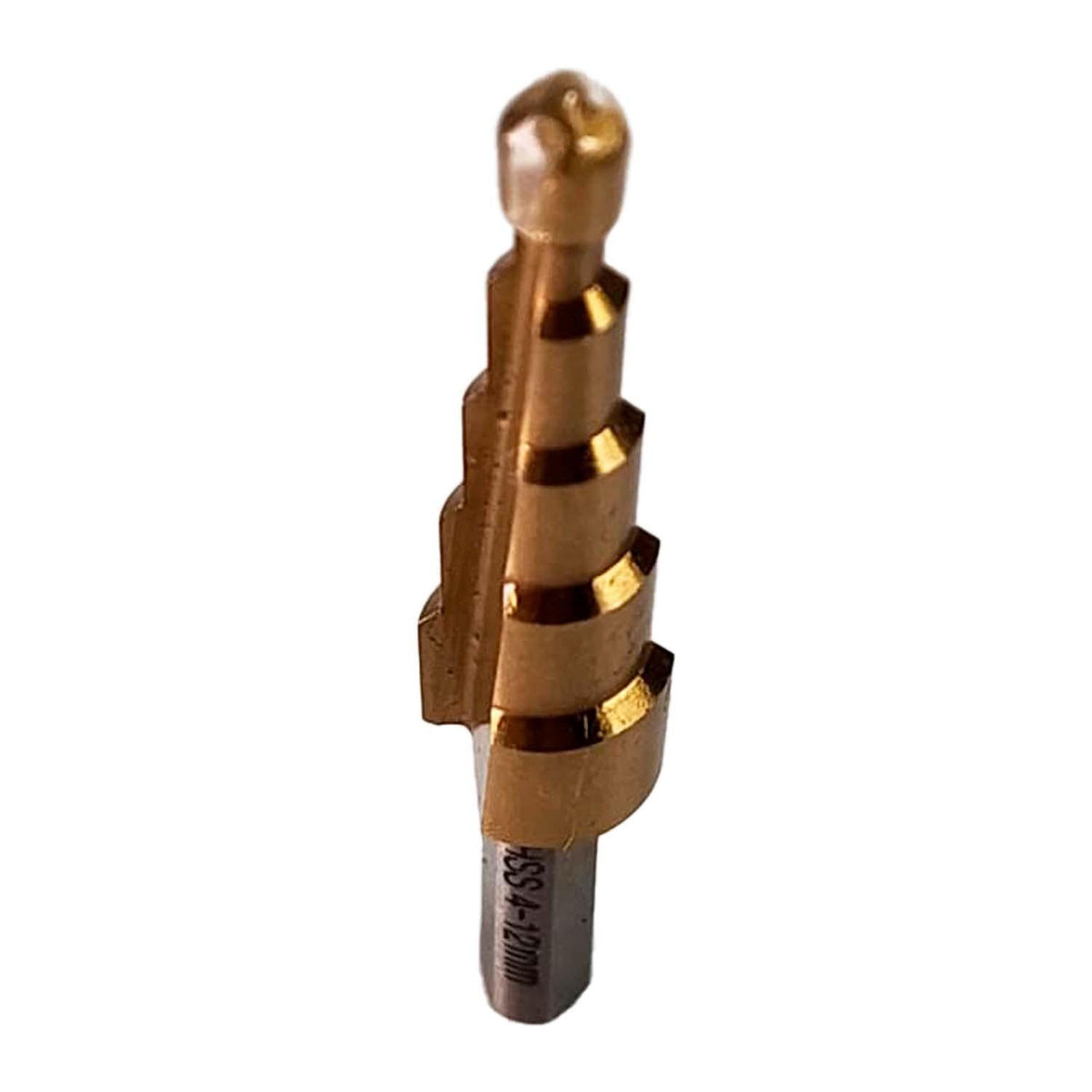 Broca Escalonada HSS 4 - 12mm 5 pasos - HEMIC - Herram.cl