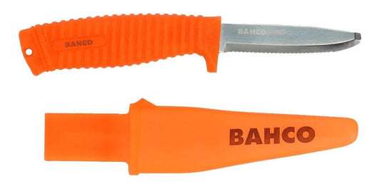 Cuchillo De Rescate Flotante Con Mango Fluorescente Bahco - Herram.cl