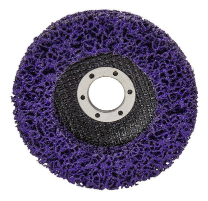 Discos Limpiador Fibra Morado 115mm (4 - 1/2) Makta B - 29016 - Herram.cl