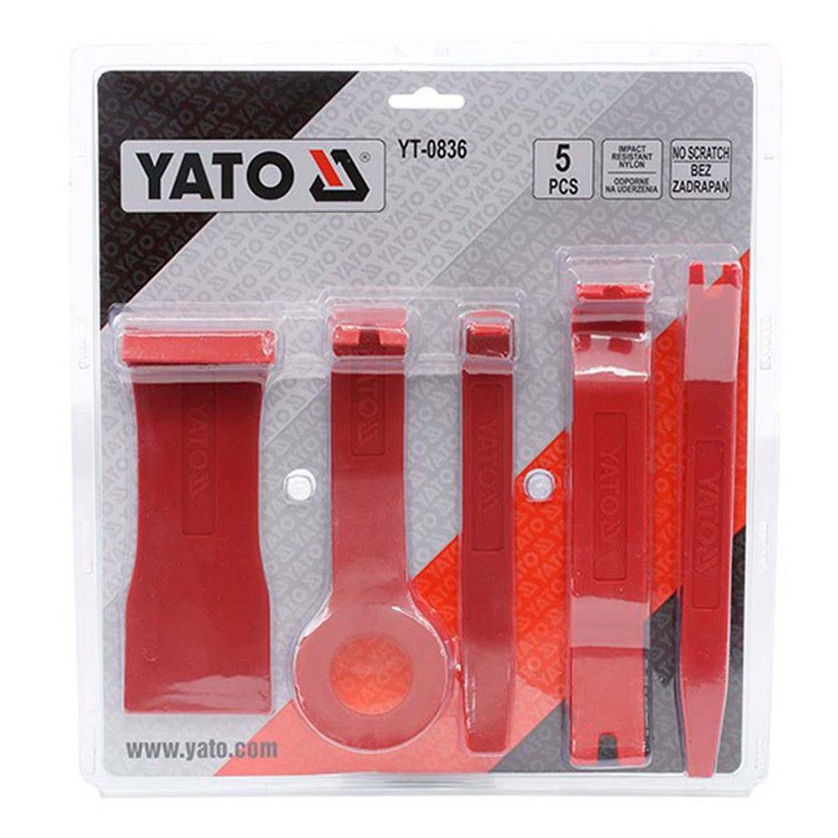 Set De Removedores De Tapiz y paneles 5 Pzas YT-0836 - Yato - Herram.cl