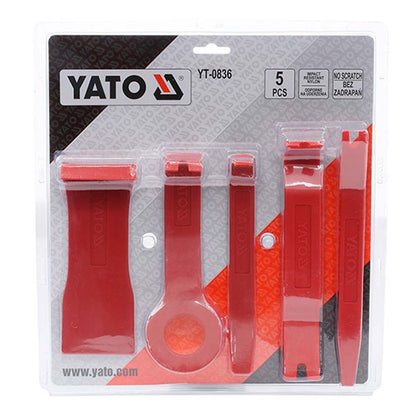 Set De Removedores De Tapiz y paneles 5 Pzas YT-0836 - Yato - Herram.cl