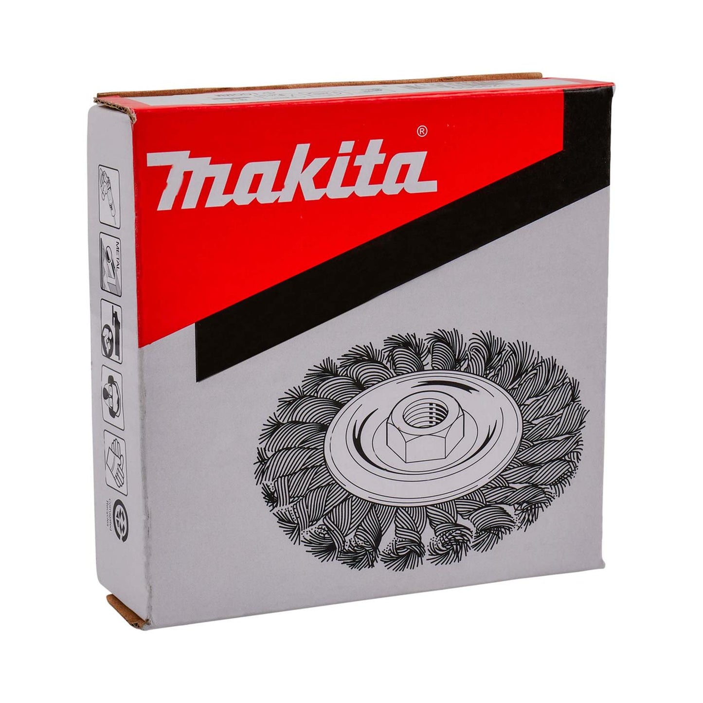 Grata Circular Plana Acero Trenzado 100x0,5mm / M14 - Makita - Herram.cl