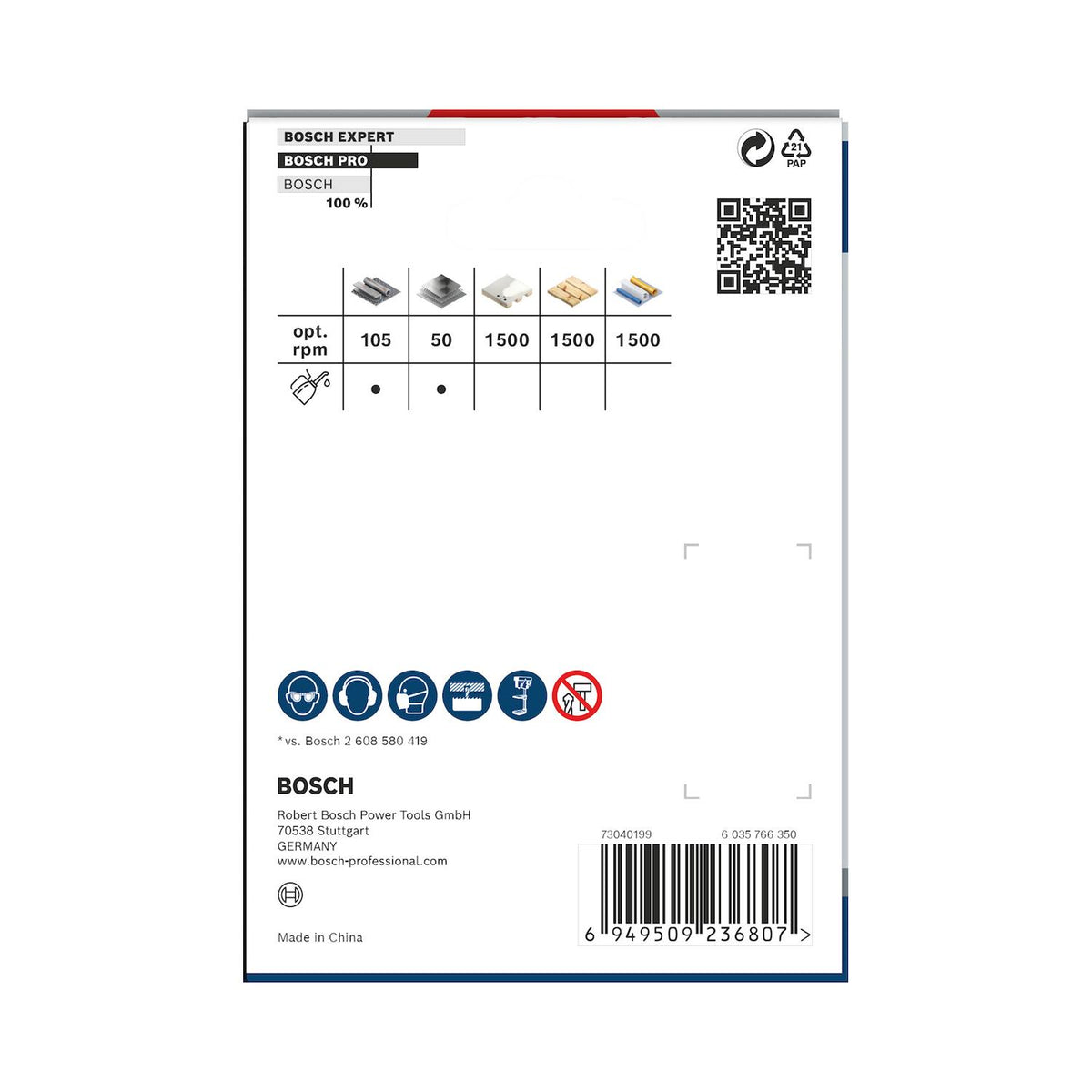 Sierra Copa PRO Bosch Multi Material 8% Co Ø83mm (3-1/4'') - Herram.cl