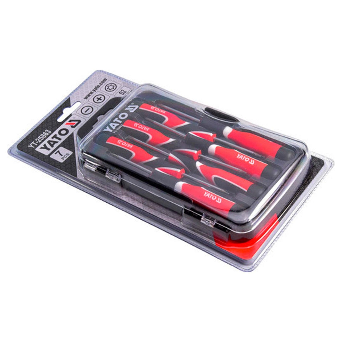 Set Destornilladores De Precision 7 Pzas YT - 25863 - Yato - Herram.cl