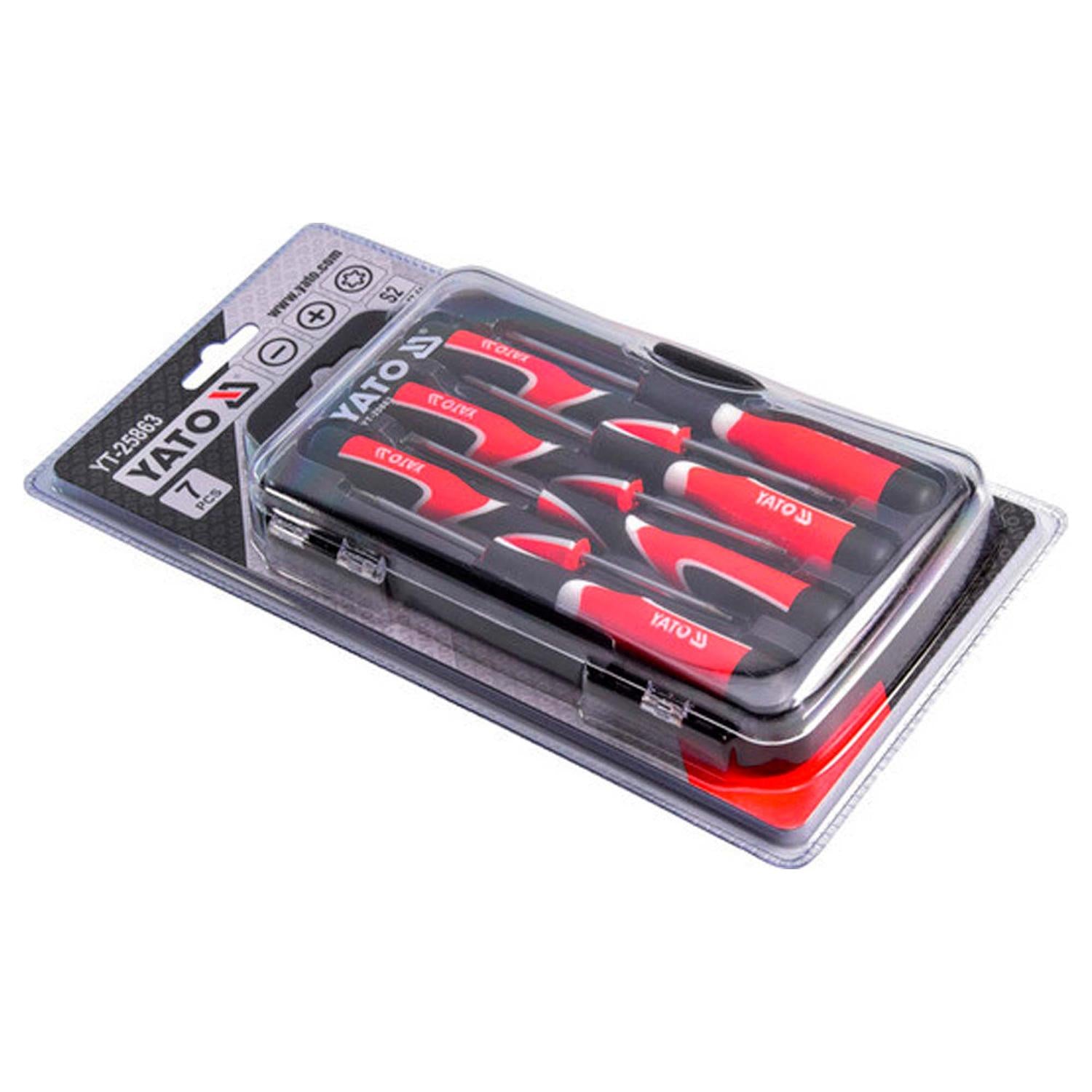 Set Destornilladores De Precision 7 Pzas YT - 25863 - Yato - Herram.cl