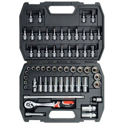 Juego de Dados y puntas 3/8'' 58 Pzas - Yato - Herram.cl