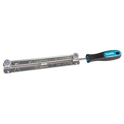 Set de lima redonda 4.8mm (3/16'') con guía y mango - Makita - Herram.cl