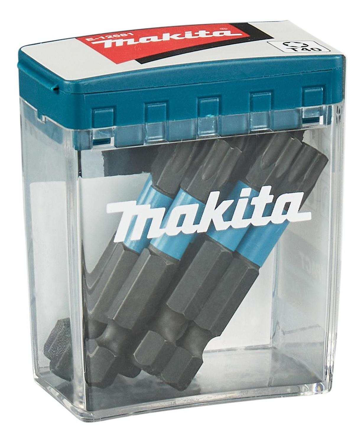 10 Puntas Impact Black T40x50mm Makita E - 12681 - Herram.cl