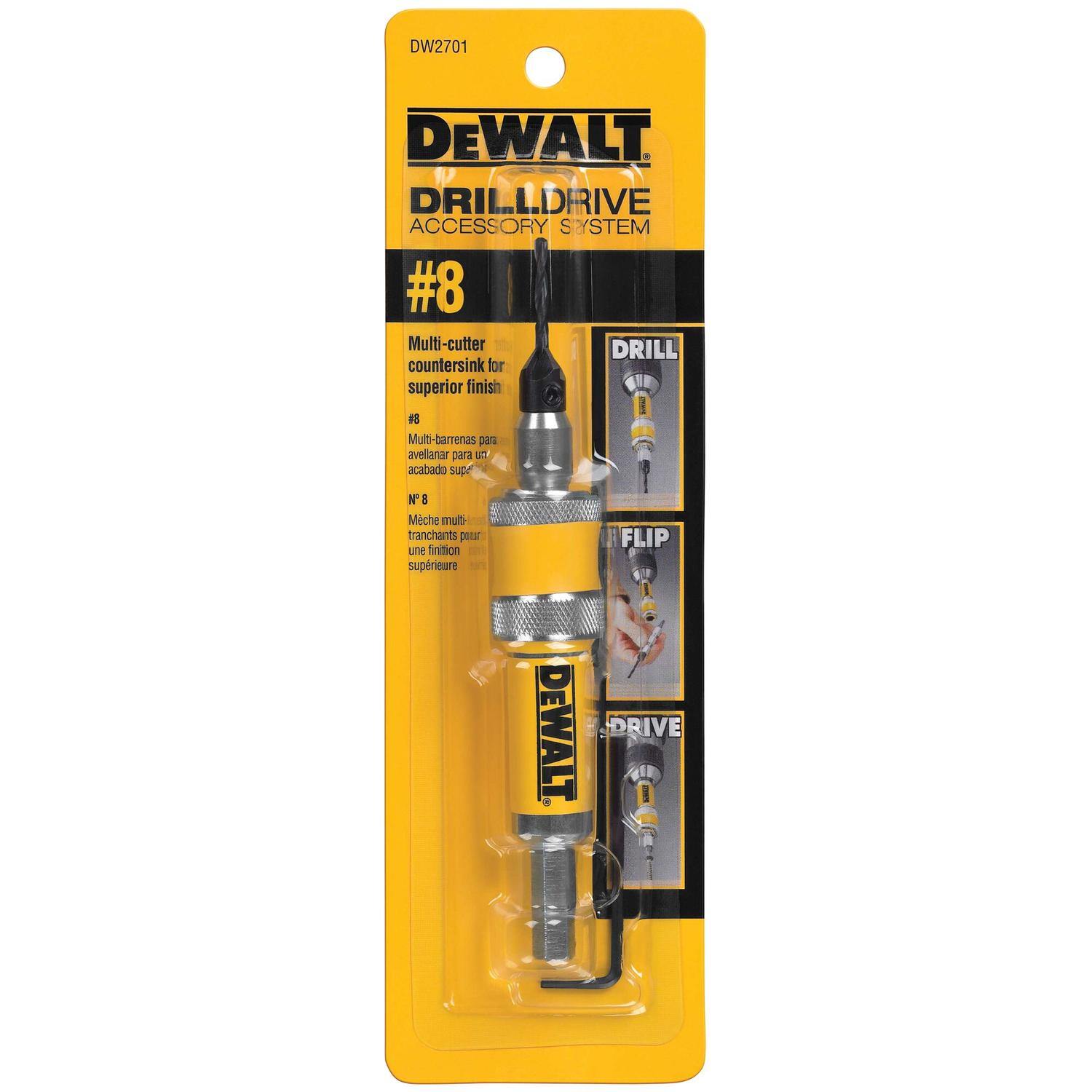 Adaptador Rápido Avellanador / Atornillador 8 - DeWALT - Herram.cl
