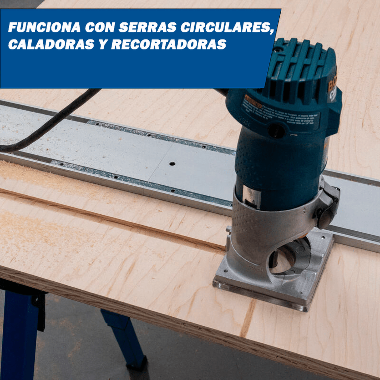 Guía De Cortes Para Sierras Circulares, Caladoras Y Router 1,22m - Kreg - Herram.cl