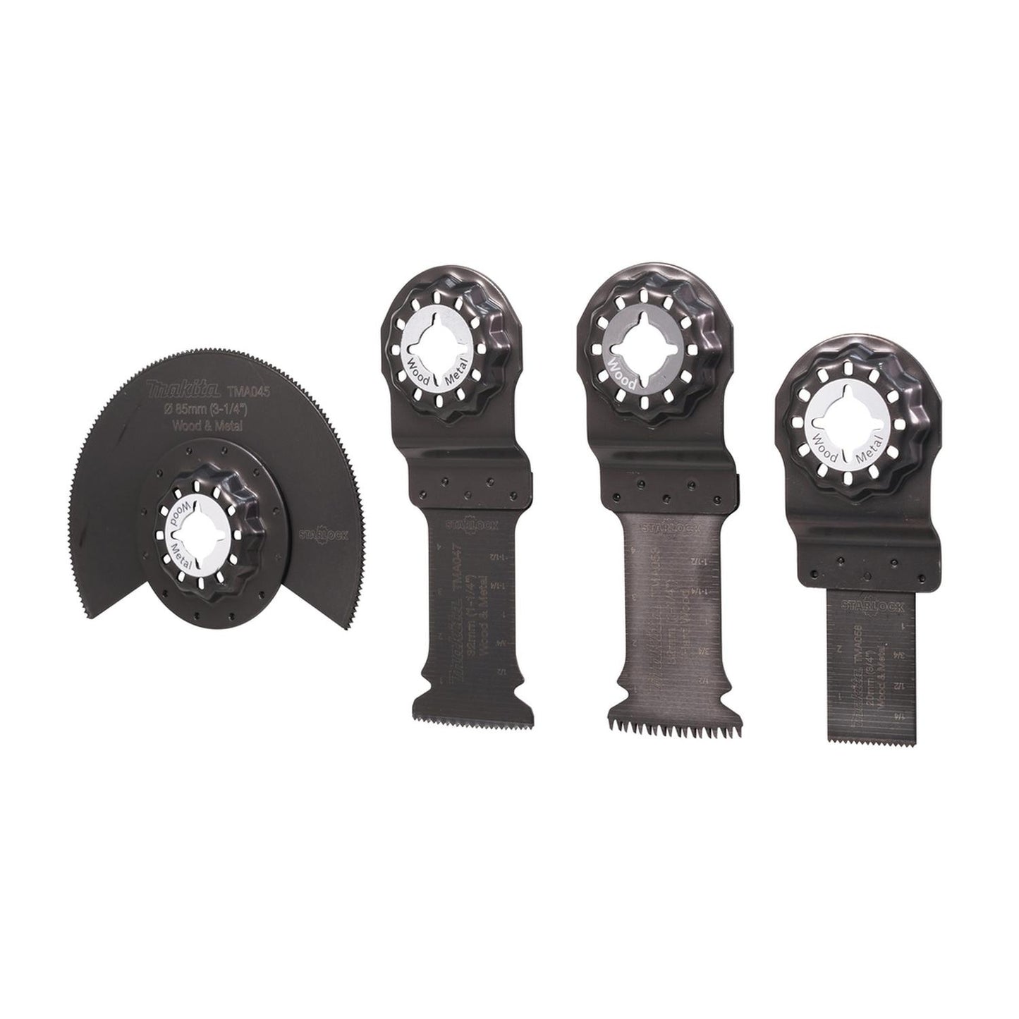 Set Multi Tool Starlock montaje 4 Pzas. - Makita - Herram.cl