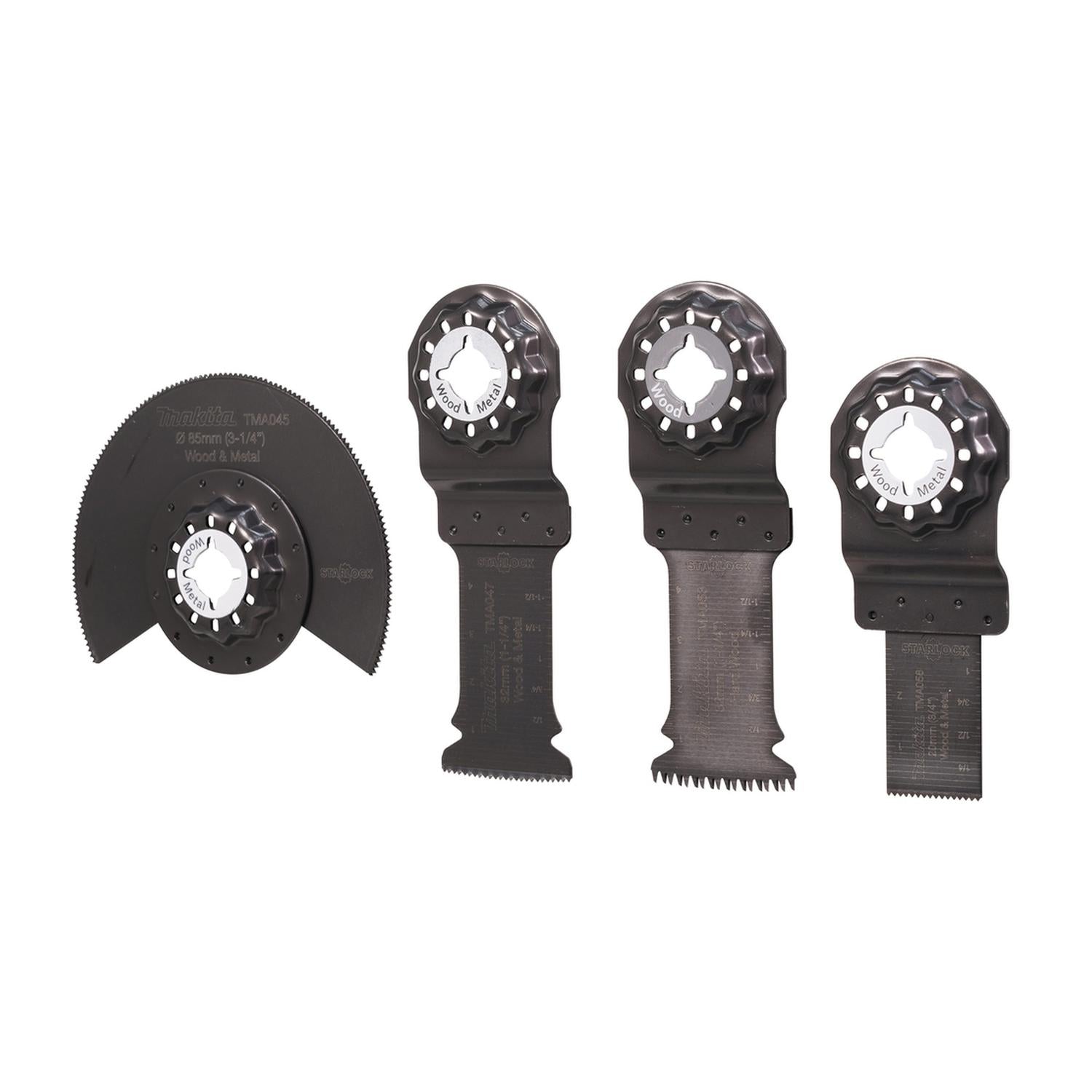 Set Multi Tool Starlock montaje 4 Pzas. - Makita - Herram.cl