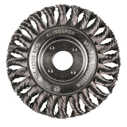 Grata Circular Trenzada BR600Z 115x14x22,23mm - Klingspor - Herram.cl